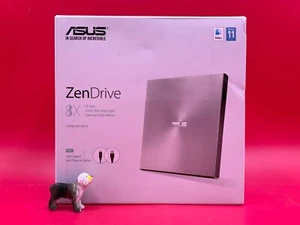 Asus Slimline External USB2 8x DVD-RW Drive SDRW-08U9M-U SIL ✅❤️️✅❤️️ NEW - Afbeelding 1 van 7