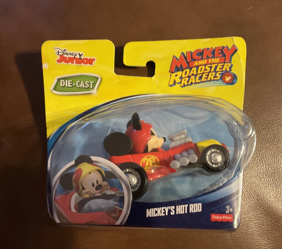 FISHER PRICE MICKEY AND THE ROADSTER RACERS MICKEY'S HOT ROD Die Cast Disney Jr - Image 1 of 4
