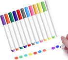 Washable Kids Coloring Markers Set - 12 Pieces Non-Toxic Drawing Pens for Erasab
