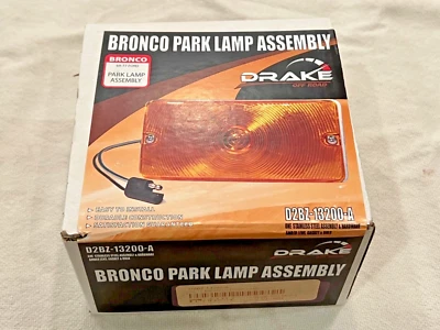 Lámpara de señal de giro Ford Bronco 1969-1977 luz de estacionamiento cableado enchufe lente Foto 1 de 4