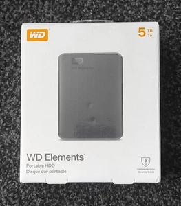WD WDBPKJ0050BBK My Passport 5TB Portable Hard Drive - Brand New - Afbeelding 1 van 4