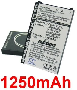 Batterie 1250mAh type UF553450U UF553450Z XWD033454 XWD051087 Pour I-mate Pean - Photo 1 sur 1