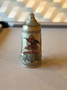 Budweiser Anheuser Busch Lidded Beer Stein J Series Limited Edition No.34001 - Picture 1 of 6
