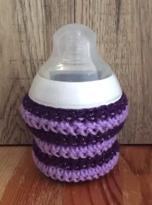 Handmade Crochet Baby Bottle Cover - Tommee Tippee - Small 150ml/5 Fl Oz Size • 2£