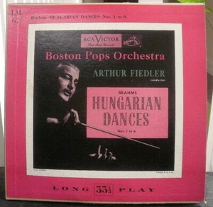 Brahms Hungarian Dances Fiedler Boston Pops RCA LM 67 Red Seal 10" LP VG+ - Picture 1 of 3