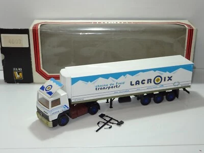 LOIUS SURBER 4003 RENAULT TRACTOR WITH LACROIX ARTICULATED TRAILER (372) 1/43 - Image 1 of 4