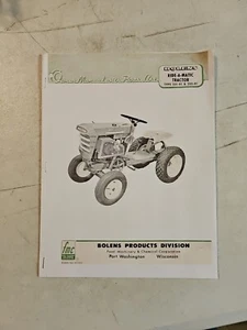 Bolens Ride-A-Matic Tractor Type 231-01 & 232-01 Owner Manual Parts List Reprint - Picture 1 of 5