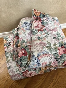 Ralph Lauren Allison Full/Queen Comforter Floral Cottage Rose READ 1 FLAW - Picture 1 of 9