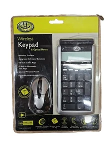 Gear Head Wireless Keypad & Optical Mouse -Stowable USB Receiver - Picture 1 of 13