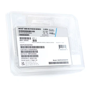 New Intel SSD DC P4510 1TB 2TB 4TB 8TB NVME U.2 2.5" PCIE Series Solid State LOT - Picture 1 of 5