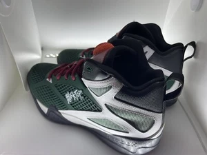 Reebok Blacktop Retaliate PE Boston Pump Dark Green/White/Red/Silver sz 11 - Picture 1 of 6