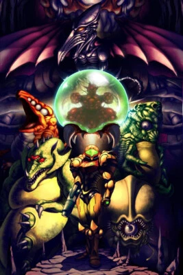 Super Metroid Poster Wall Art Decor Photo Prints 16x24, 20x30, 24x36 - Image 1 of 4