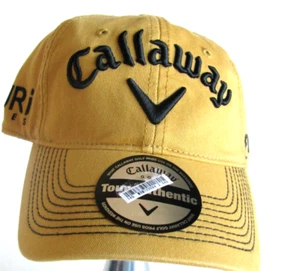 Gorra de Golf Callaway Serie Touri Amarilla Negra Logo Ajustable Nueva con Etiquetas - Imagen 1 de 12