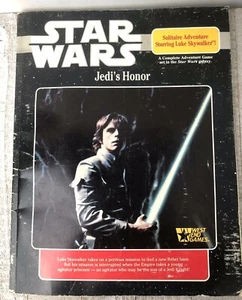 Vintage STAR WARS book RPG Jedi's Honor West End Games 40103 Luke Skywalker - Picture 1 of 7