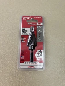 Milwaukee 48-89-9249 SHOCKWAVE Impact Duty Step Bit - Titanium - #9 - Picture 1 of 3
