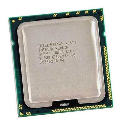 Intel Xeon X5670 2.93GHz SLBV7 12MB 6.4 GT/s LGA1366 Six Core CPU Processor - Image 1 of 3