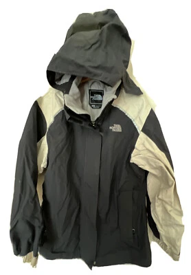 The North Face Niñas M 10 Esquí Snowboard Chaqueta Concha Extraíble Capucha Borde Negro Foto 1 de 4