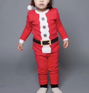 Kids Santa Pajama Set - Picture 1 of 3