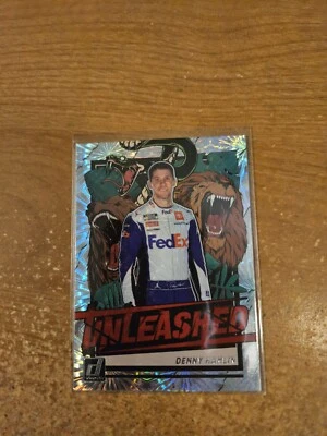 2023 PANINI DONRUSS RACING NASCAR UNLEASHED #U6 DENNY HAMLIN NM/M - Image 1 of 2