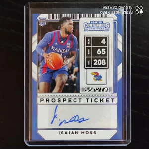 ISAIAH MOSS - 2020-21 CONTENDERS DRAFT PICKS - PROSPECT TICKET ROOKIE AUTO - Bild 1 von 2