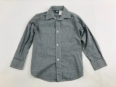 Star Wars Shirt Youth Boys Size XS (6/7) Black White Check Button Up Long Sleeve - Image 1 of 4
