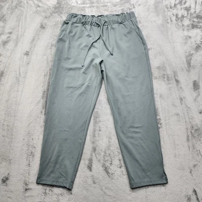 Joie Pants Womens M Green Pull On Tapered Crop Drawstring Pockets Casual Lounge - Image 1 of 4