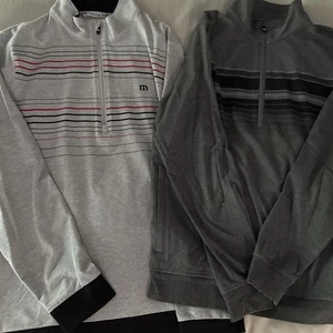Lote de 2 suéteres de golf Travis Mathew con cremallera para hombre medianos lavados a mano y secados - Imagen 1 de 12