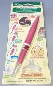 Clover Pen Style NEEDLE FELTING TOOL Adjustable To 2 Sizes NEW #8901 - Picture 1 of 5