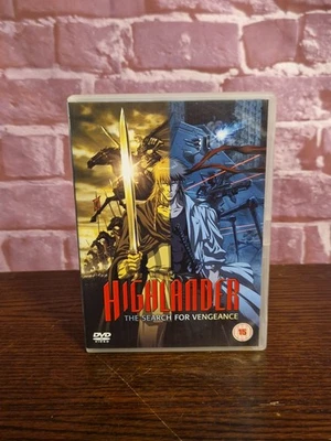 Highlander The Search For Vengeance 2007 Manga Anime Yoshiaki Kawajiri Film DVD - Image 1 of 4