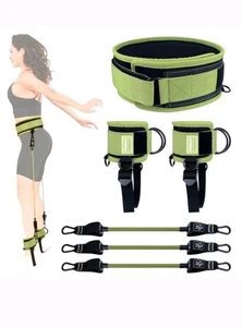 New Vertical Jump Trainer W/3 Resistance Bands - Picture 1 of 5