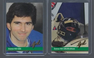 VINTAGE 1992 GRID F1 - DAMON HILL - BRABHAM - RC ROOKIE CARDS  - EX - Picture 1 of 2