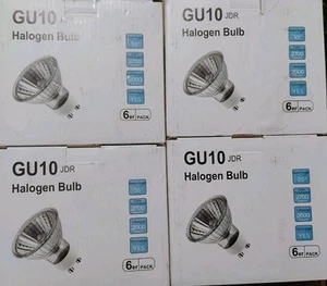 4 Packs Of 6 Lot - GU10 JDR 120V 35W Dimmable Light Bulb Warm White ( 24 Bulbs ) - Picture 1 of 4