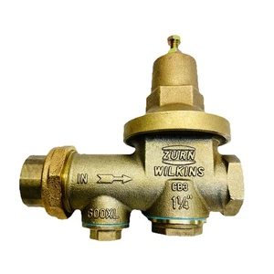 VALVE ZURN WILKINS 1-1/4” 600XL- DOUBLE UNION CONNECTIONS - Picture 1 of 7
