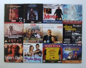 Newspaper Promo DVD Job Lot x12 (Conan/Highlander/Merlin/Snow Queen, The Bounty) - Picture 1 of 24