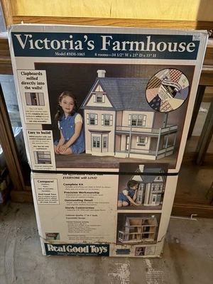 VTG Victoria’s Farmhouse Doll House Kit MM-1065 by Real Good Toys - BRAND NEW!! - Image 1 of 4