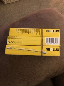 3 x Neolux Linear Tungsten Halogen Light Bulbs , 220-240V, 500W, R7s, F4A - Picture 1 of 6
