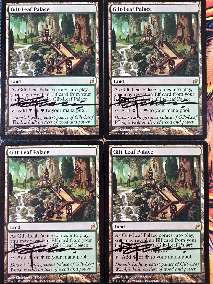 Gilt-Leaf Palace x4 - Lorwyn (Signed by Artist) Magic the Gathering MTG! - Image 1 of 1