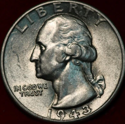 1943-D Denver Mint Silver Washington Quarter - Image 1 of 2