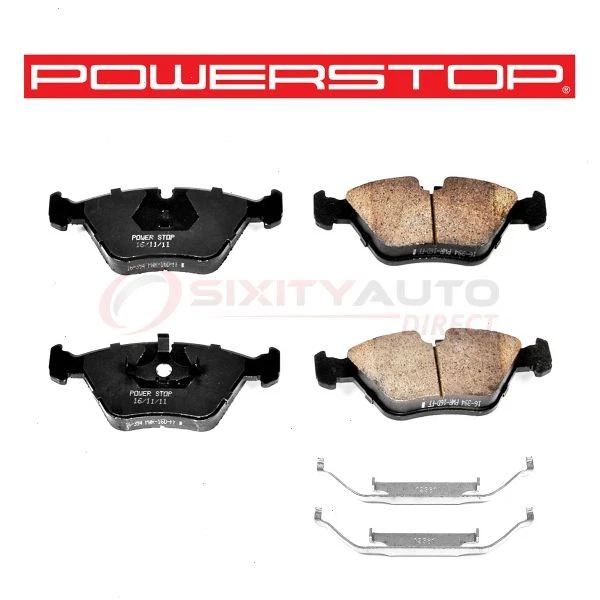 PowerStop Front Disc Brake Pad & Hardware Kit for 1989-1991 Audi 200 - lc Foto 1 de 4