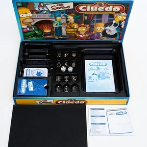 The Simpsons Cluedo Waddingtons 2001 The Classic Detective Board Game Complete - Picture 1 of 18