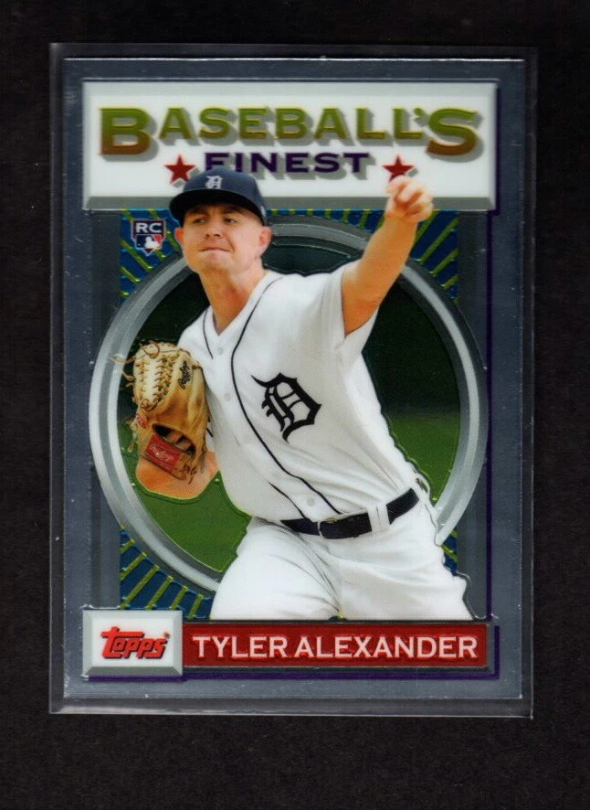 TYLER ALEXANDER 2020 TOPPS FINEST FLASHBACKS ROOKIE CARD DETROIT TIGERS - Image 1 of 1