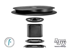 Flettner Slimline Low Profile Roof Vent + Adaptor Wind Driven Rotating Van Pet - Picture 1 of 11