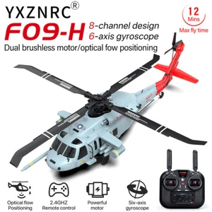 YXZNRC F09-H RC Hubschrauber 1:47 SH60 2,4G 6-Achse Gyro 8CH GPS Brushless Motor - Picture 1 of 12