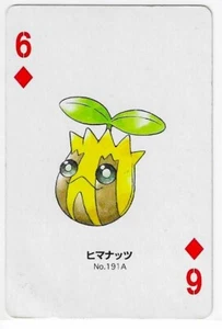 SILVER PART 2 POKEMON JAPANESE POKER PLAYING CARD 6 OF DIAMONDS LP - Picture 1 of 2