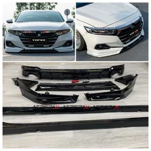 For Honda Accord 2021-2022 Front Lip Rear Diffuser Cover Side Skirt Body kit - Picture 1 of 22