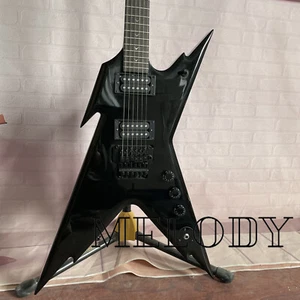 Guitarra Eléctrica Razorback - Floyd Rose Bridge, Pastillas HH, Cuerpo de Tilo Negro - Imagen 1 de 8