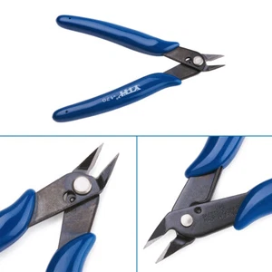 Alicates de corte lateral de acero profesionales de 1 pieza Alicates de joyería azules - Imagen 1 de 5