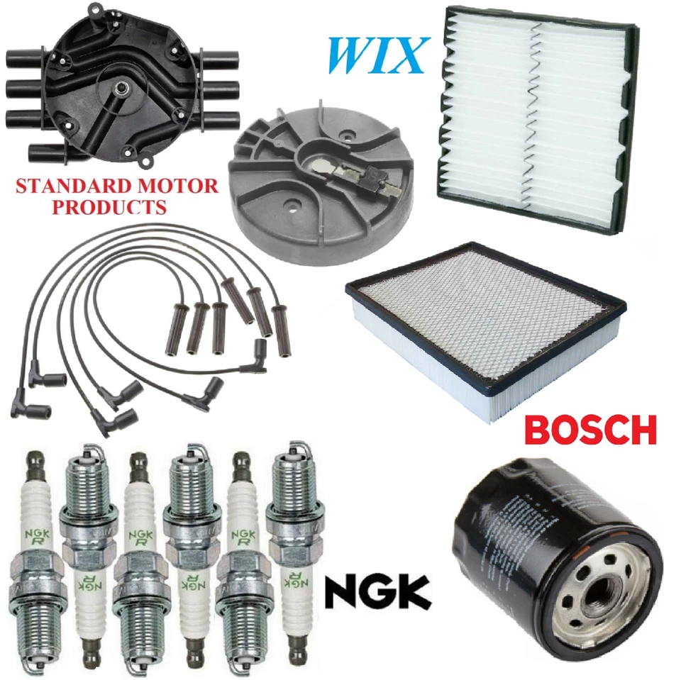 Tune Up Kit Filters Cap Wire Spark Plugs For CHEVY SILVERADO 1500 V6 4.3L 2007 - Image 1 of 1