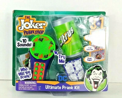 The Joker Prank Shop DC Ultimate Prank Kit 3 em 1 Novo em folha 2020-FRETE GRÁTIS! - Imagem 1 de 4