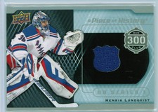 2015-16 Upper Deck Piece of History 300 Win Club #300HL Henrik Lundqvist JERSEY